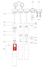 Vanne de vidange automatique des condensats SATA pour filtres SATA séries 200, 300, 400 et 500