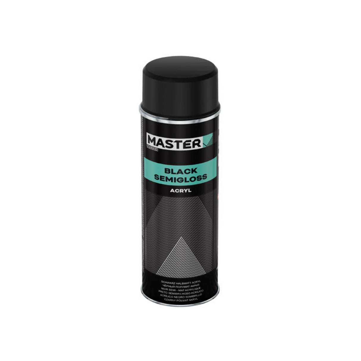MASTER Automotive Acrylic Black Paint Spray