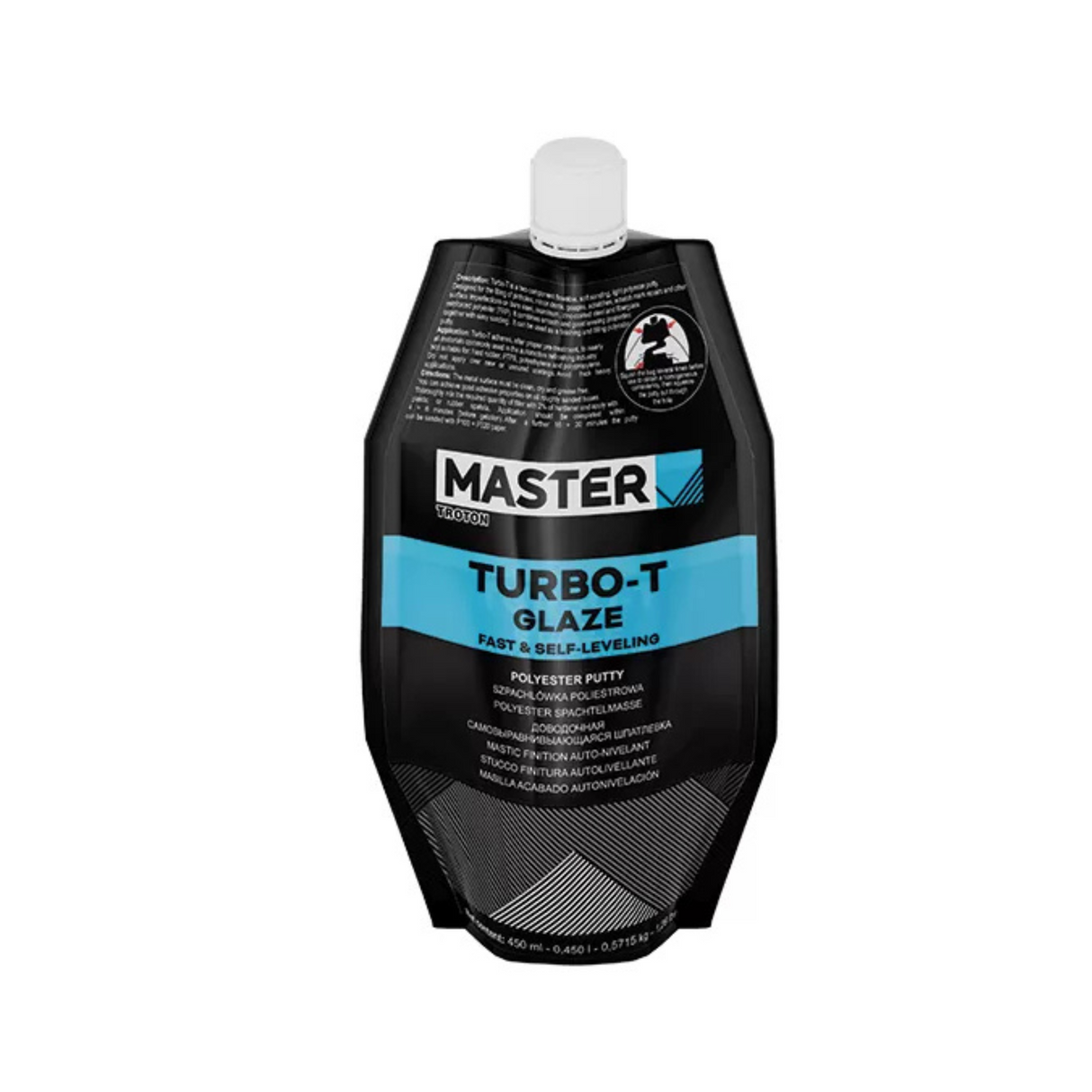 MASTER Turbo-T Barniz de poliéster de acabado fino 450 ml 