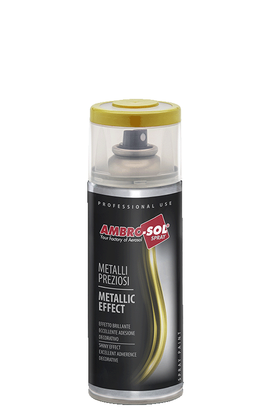 AMBRO-SOL Pintura en aerosol metalizada cromada espejo 400 ml